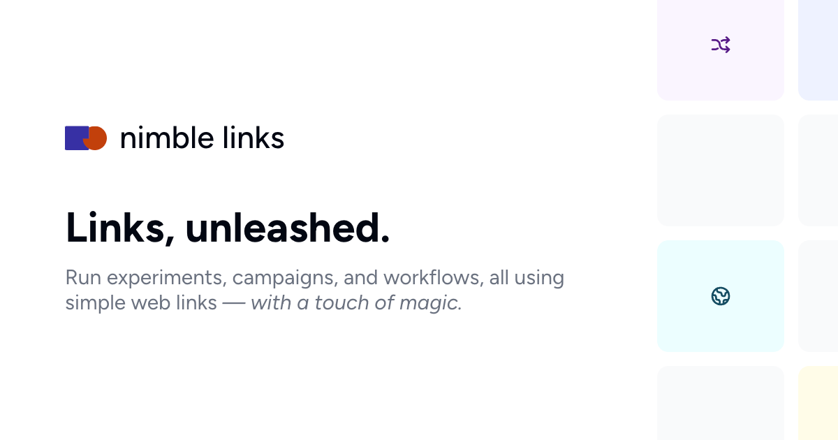 nimble website preview
